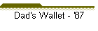 Dad's Wallet - '87